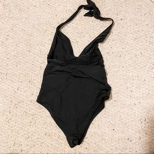 Black One Piece Swim Suit